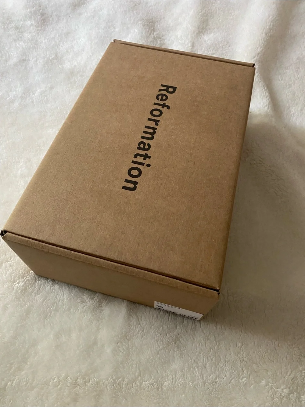 REFORMATION Gibson Heeled Sandal Ivory Leather - Size 10 NIB